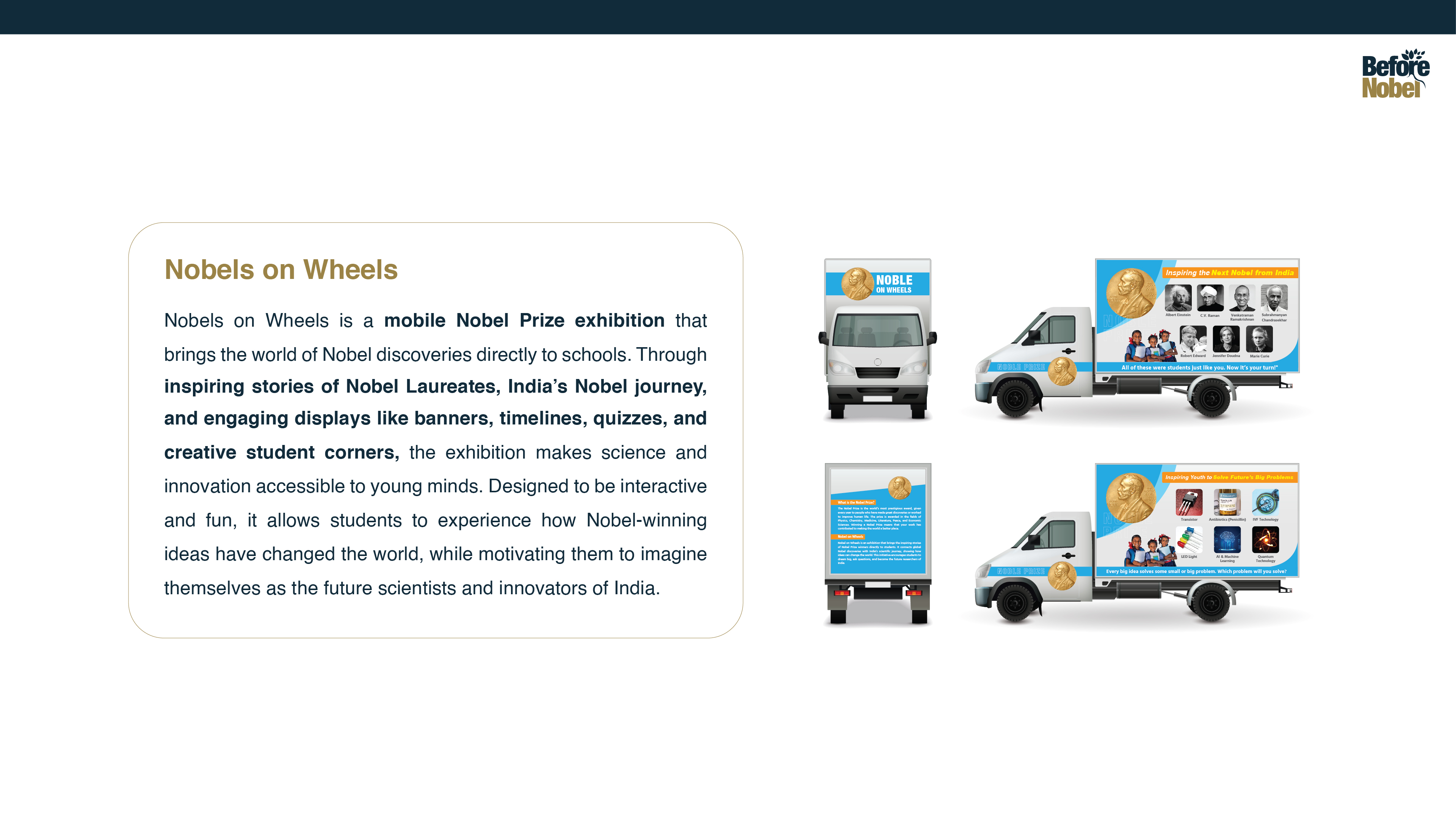 Nobels on Wheels